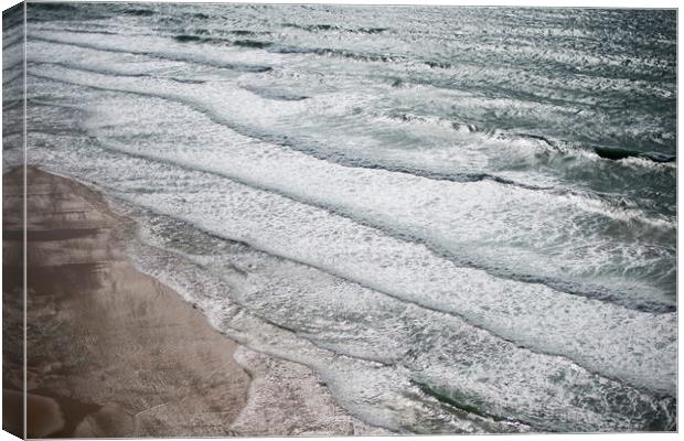 PORTUGAL ALGARVE LUZ BEACH ATLANTIC OCEAN Canvas Print by urs flueeler