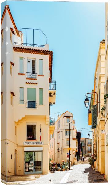 Cannes City, French Riviera, Urban France Houses Canvas Print by Radu Bercan