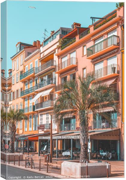 Beautiful Exotic Architecture, Cannes City France Canvas Print by Radu Bercan