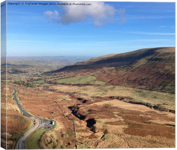 Brecon Beacons  Canvas Print by Angharad Morgan