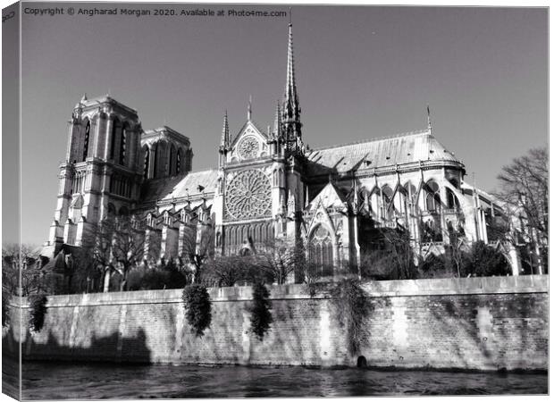 Notre Dame Cathedral  Canvas Print by Angharad Morgan