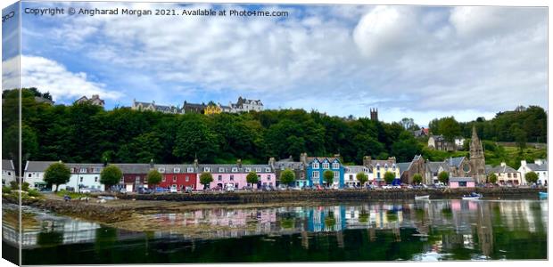 Tobermory Panorama  Canvas Print by Angharad Morgan