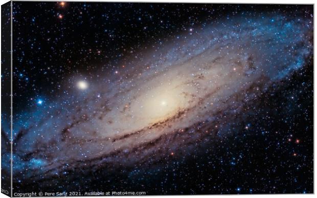 The Great Andromeda Galaxy Canvas Print by Pere Sanz