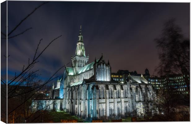 Glasgow Cathredral in the evenings light Canvas Print by James Reilly