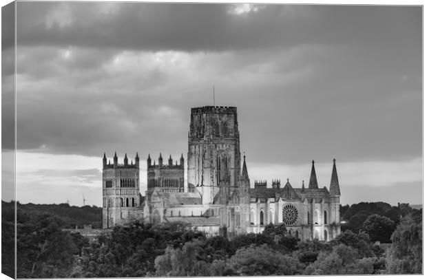 Durham Cathedral after sunset Canvas Print by Kevin Winter