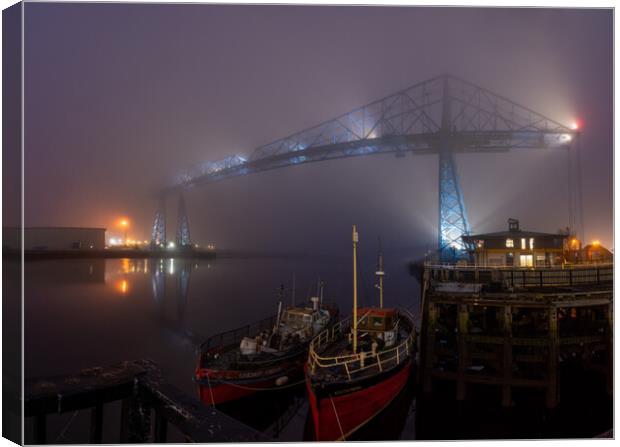 Transporter in the fog Canvas Print by Kevin Winter
