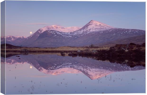 Loch Ba at Sunrise Canvas Print by Kevin Winter