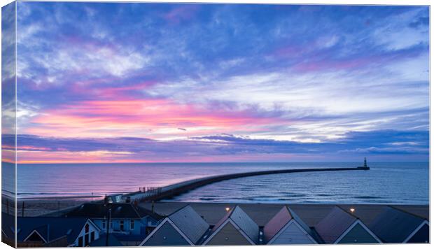 Roker Pier Canvas Print by Kevin Winter