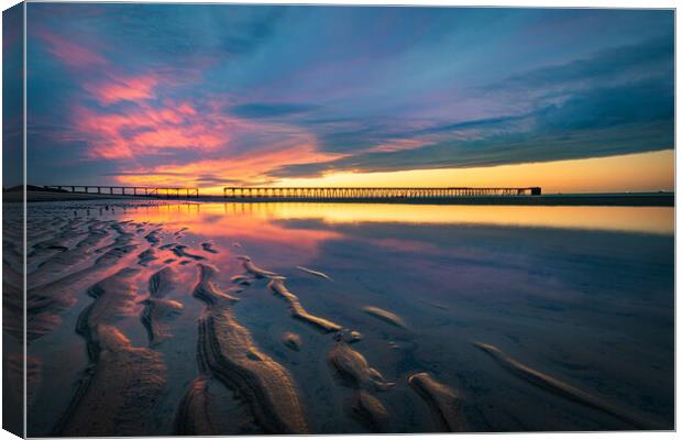 Sunrise ripples in the sand Canvas Print by Kevin Winter