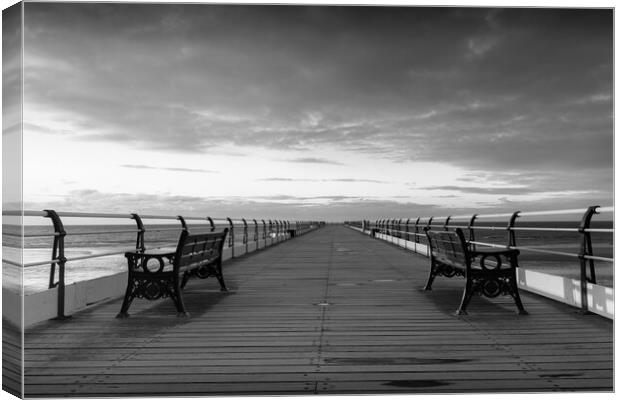 Saltburn pier Canvas Print by Kevin Winter