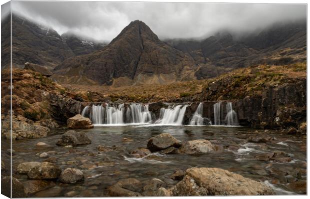 Fairy pools on the Isle of Skye Canvas Print by Kevin Winter