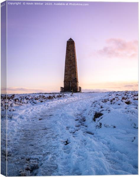 Captain Cooks Monument Canvas Print by Kevin Winter