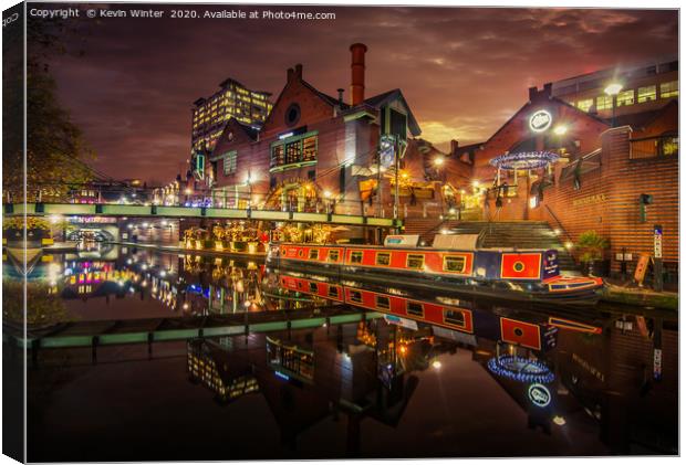 Brindley Place Canvas Print by Kevin Winter
