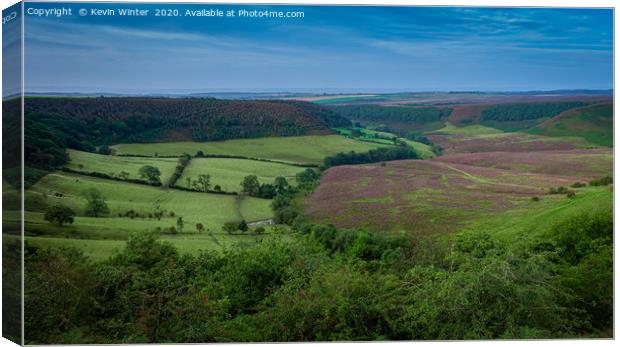 Autumnal Hole of Horcum  Canvas Print by Kevin Winter