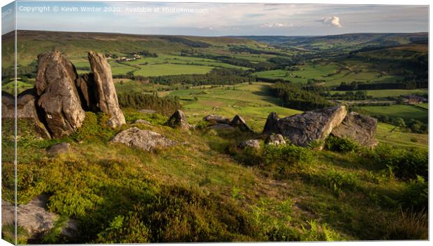 Wainstones Canvas Print by Kevin Winter