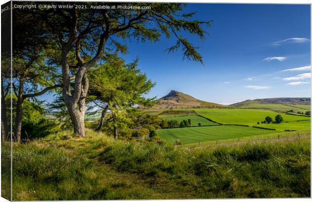 Roseberry Topping Canvas Print by Kevin Winter