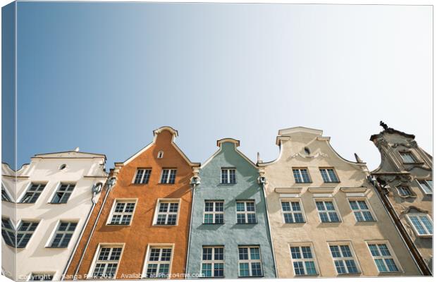 Colorful house in Gdansk Canvas Print by Sanga Park