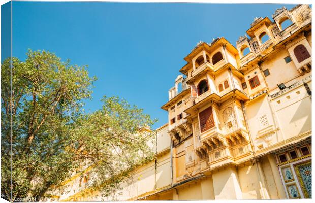 City Palace in Udaipur Canvas Print by Sanga Park
