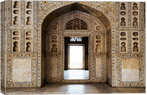 Agra Fort Canvas Print by Sanga Park