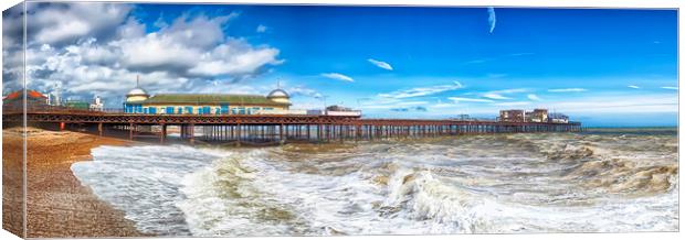 Oh we do like to be besides the Seaside... Canvas Print by Alistair Duncombe