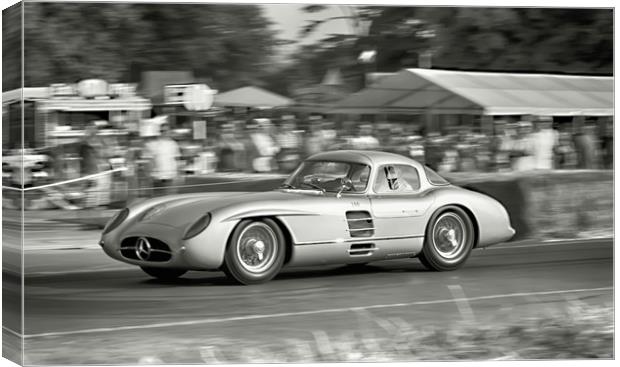 Mercedes Benz 300SLR  Canvas Print by Alistair Duncombe