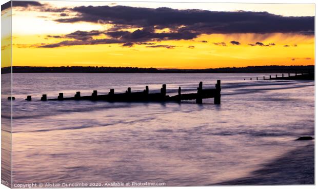 Golden Camber Canvas Print by Alistair Duncombe