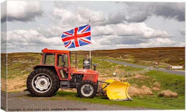 Tan Hill Inn Yorkshire Canvas Print by chris hyde