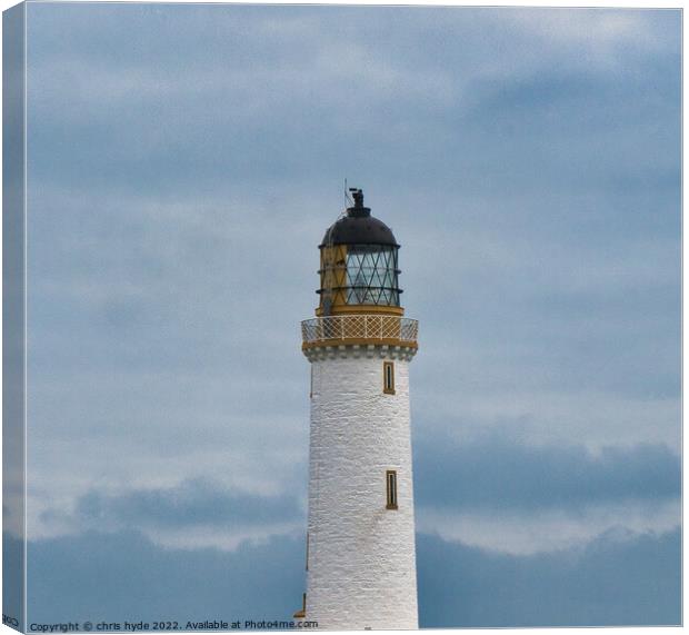 Mull of Galloway Lighthouse Canvas Print by chris hyde