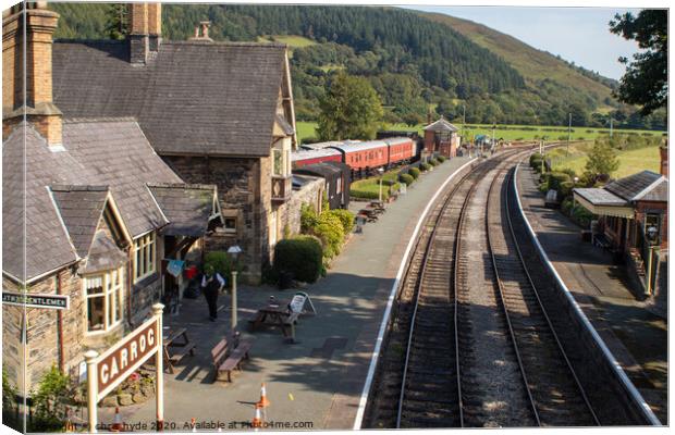 Carrog Station Canvas Print by chris hyde