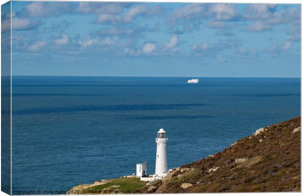 South Stack Lighthouse Canvas Print by chris hyde
