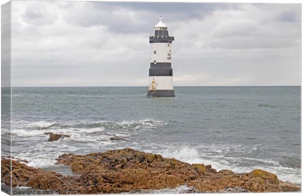 Ponmen Lighthouse  Canvas Print by chris hyde