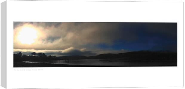 View of Kilcreggan Peninsula (Scotland) Canvas Print by Michael Angus