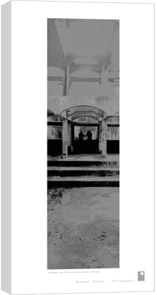 Side-Chapel Chat: St Peter’s Seminary Canvas Print by Michael Angus