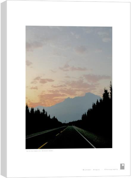 Ice Trail Highway (III) (Rockies [Canada]) Canvas Print by Michael Angus