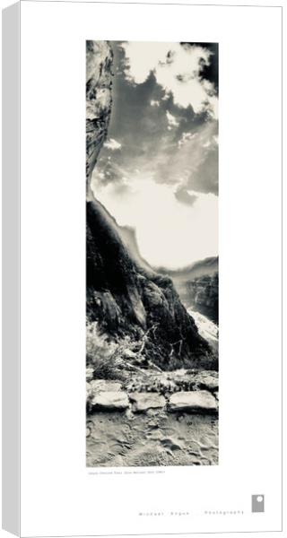 Canyon Overlook Trail (Zion National Park) Canvas Print by Michael Angus
