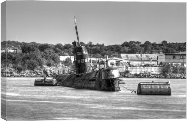 Rusty Russian BW Canvas Print by David French