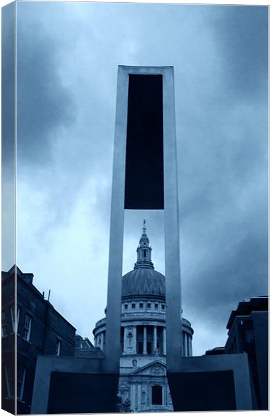 St Pauls Cathedral Canvas Print by David French