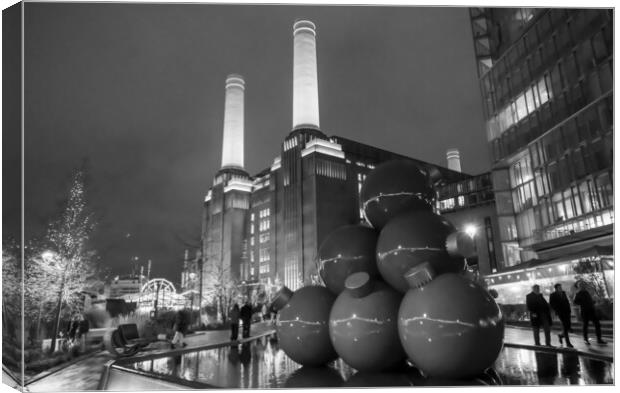 Battersea Power Station Canvas Print by David French