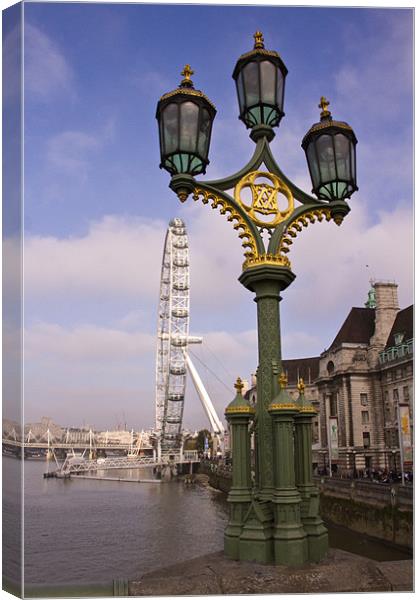 London Eye Canvas Print by David French