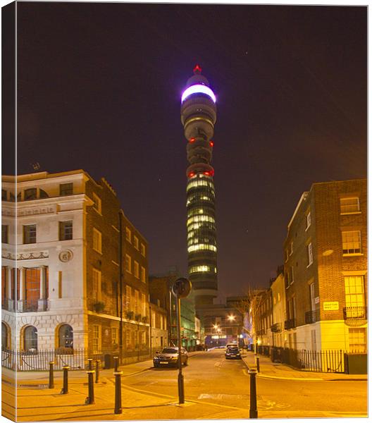 BT Tower in London Canvas Print by David French