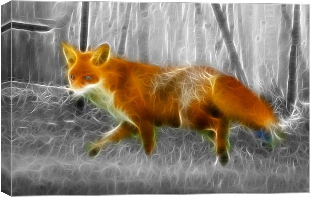 Fox Hunting Canvas Print by David French