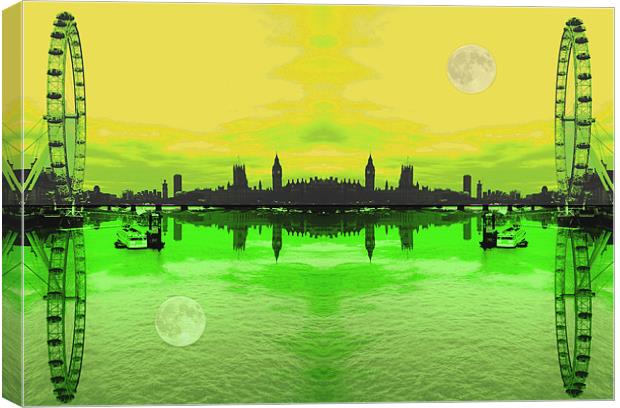 London Skyline Canvas Print by David French