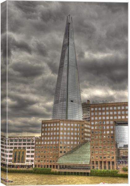 The Shard Skyscraper Canvas Print by David French