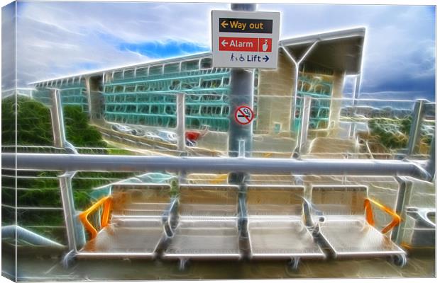 DLR Station signs Canvas Print by David French