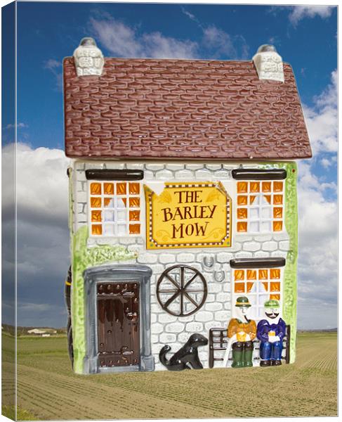 Barley Mow House Canvas Print by David French
