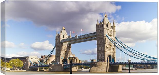 Tower Bridge on the Thames London Canvas Print by David French