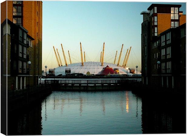 O2 Dome North Greenwich London Canvas Print by David French