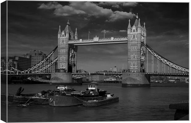 Tower Thames Bridge Canvas Print by David French