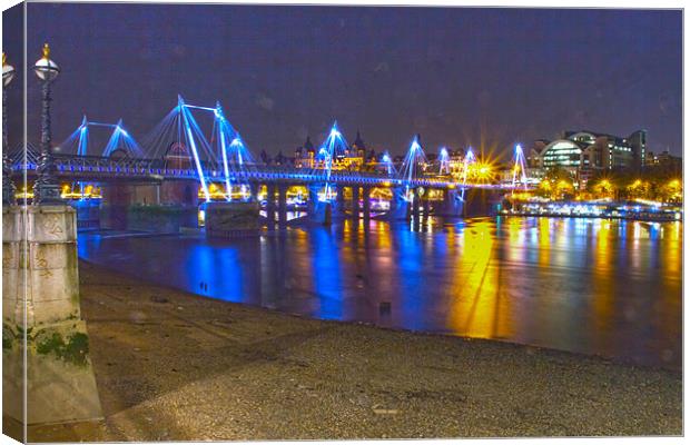 London Thames Bridges Canvas Print by David French