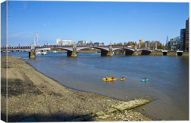 London Thames Bridges Canvas Print by David French